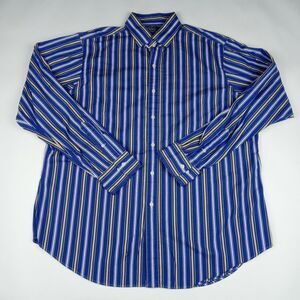POLO Ralph Lauren Long Sleeve Button Up Shirt Men's Size 17 XL Striped